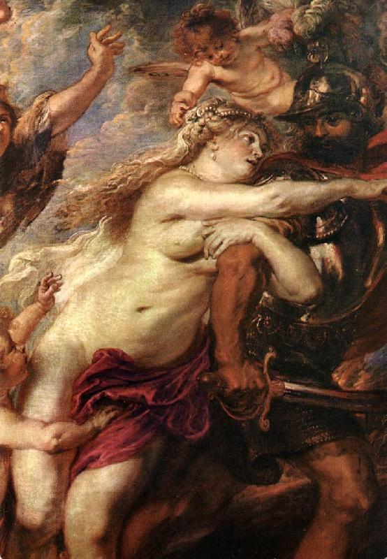 RUBENS, Pieter Pauwel The Consequences of War (detail)